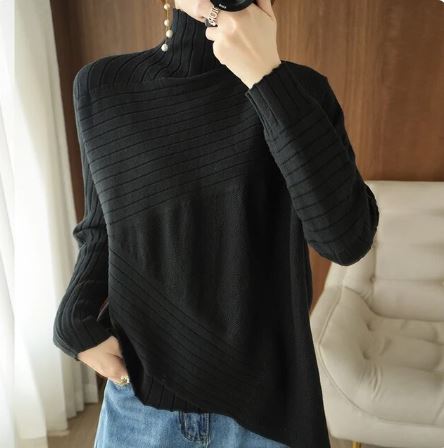 Oversized Turtleneck Sweater for Women