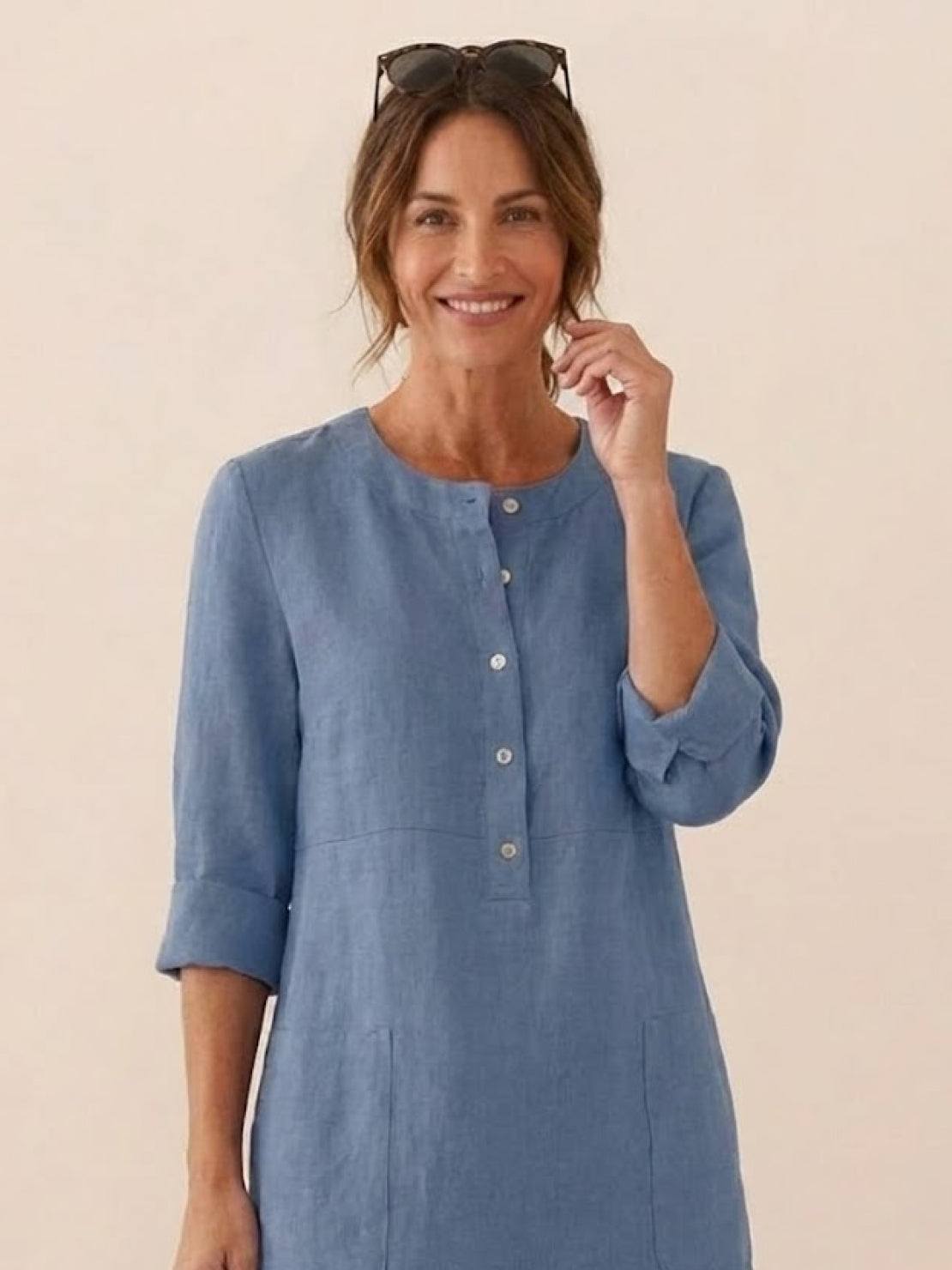 Denim Dress with Pockets for Women | Ideal for Everyday Wear