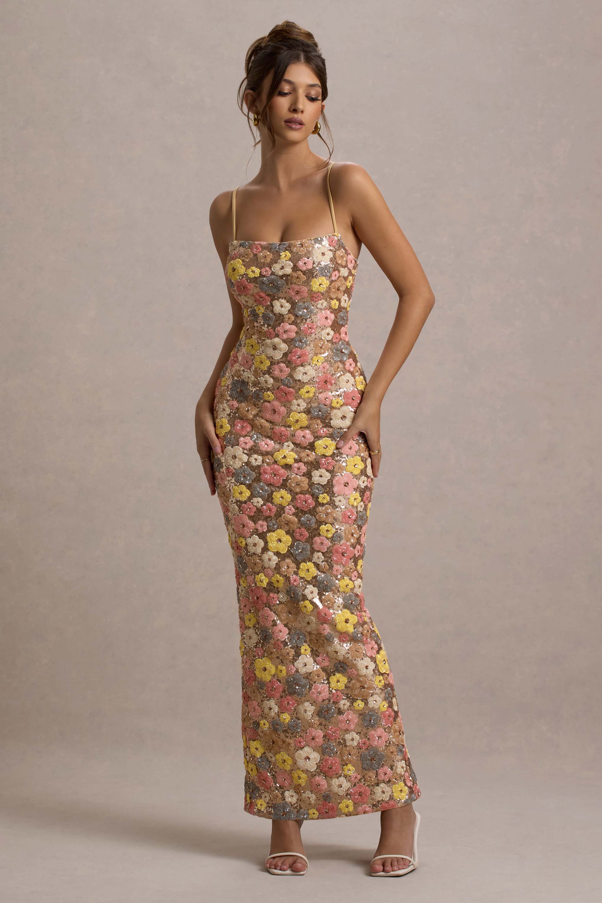 Long Dress with Adjustable Straps for Women