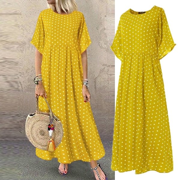 A-Line Printed Dress for Women
