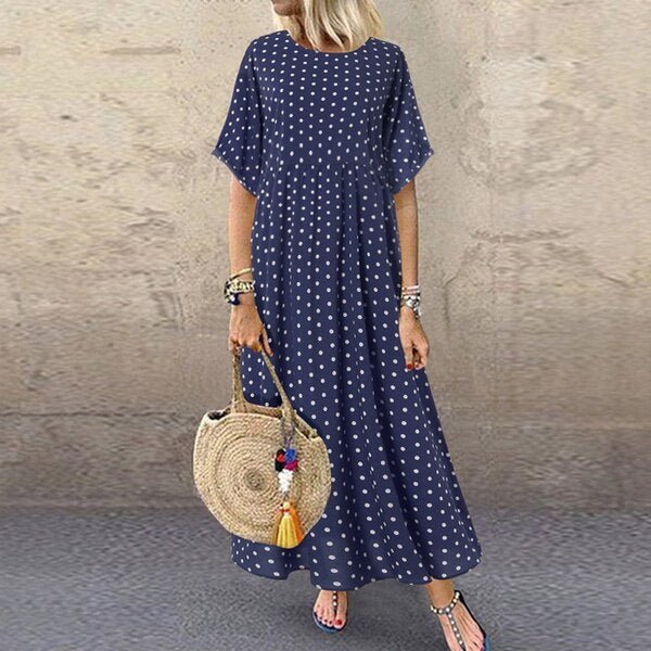 A-Line Printed Dress for Women