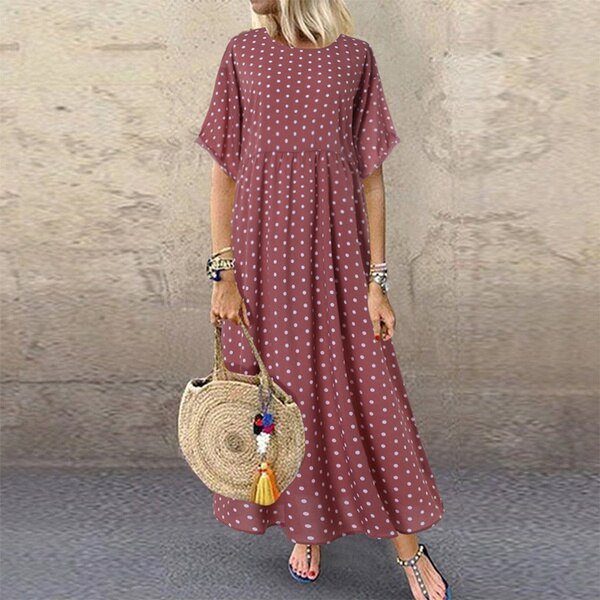 A-Line Printed Dress for Women