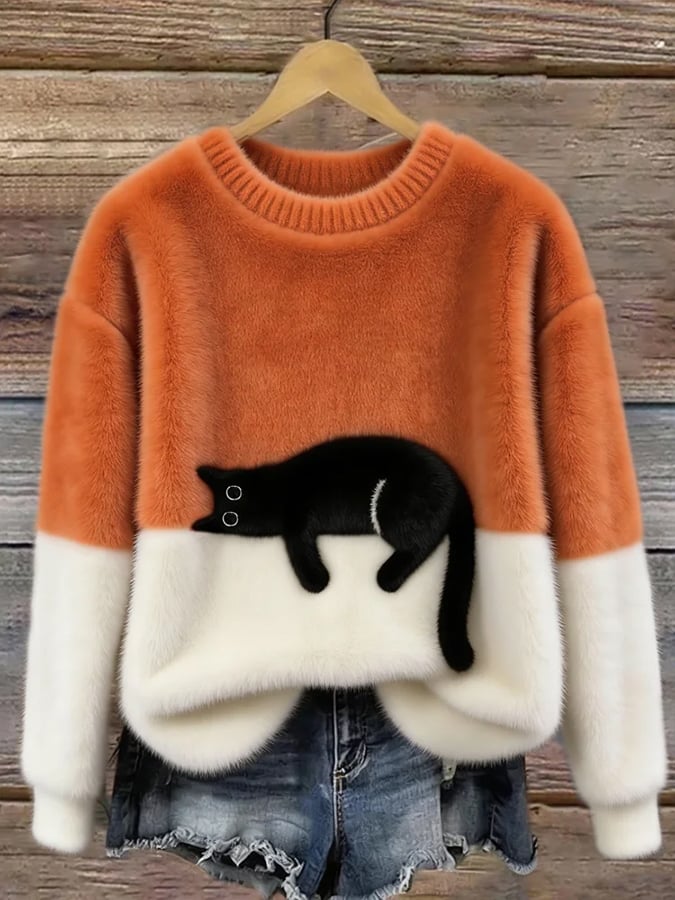 Cat Sweater for Women