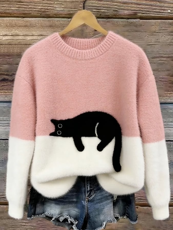 Cat Sweater for Women