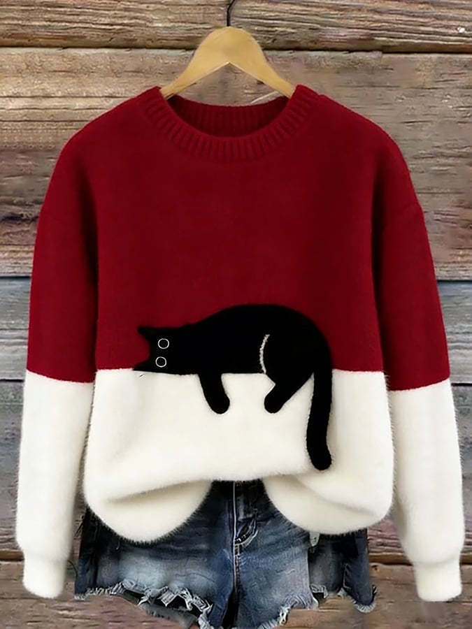 Cat Sweater for Women