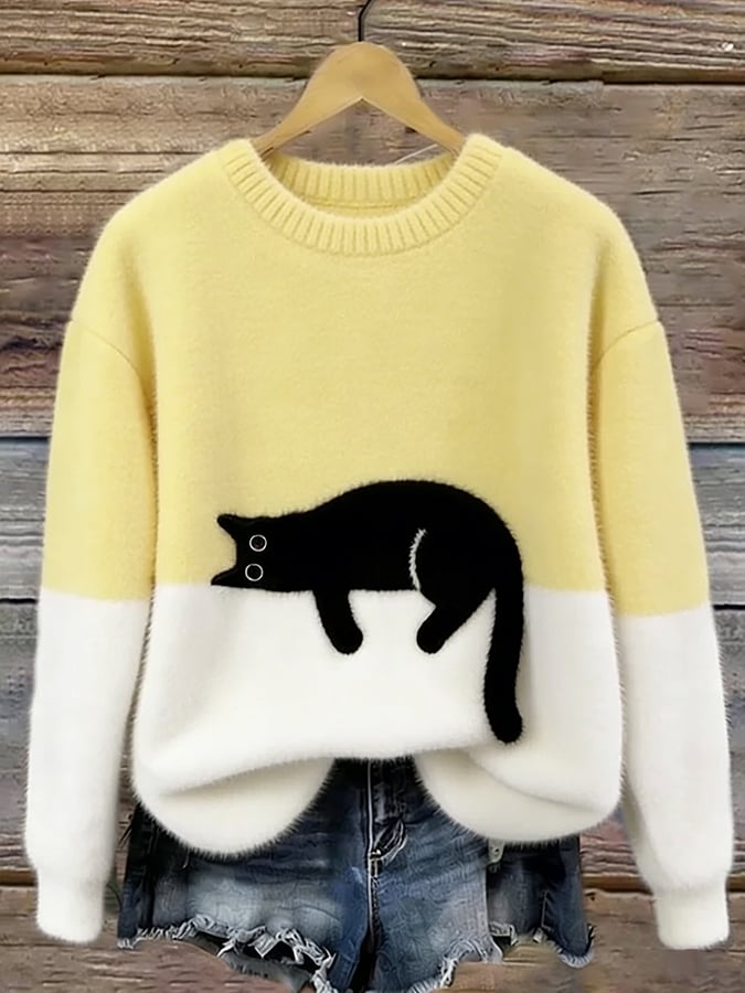 Cat Sweater for Women