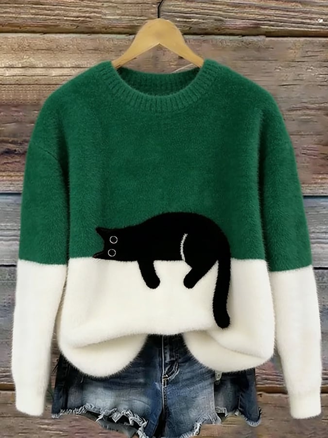 Cat Sweater for Women