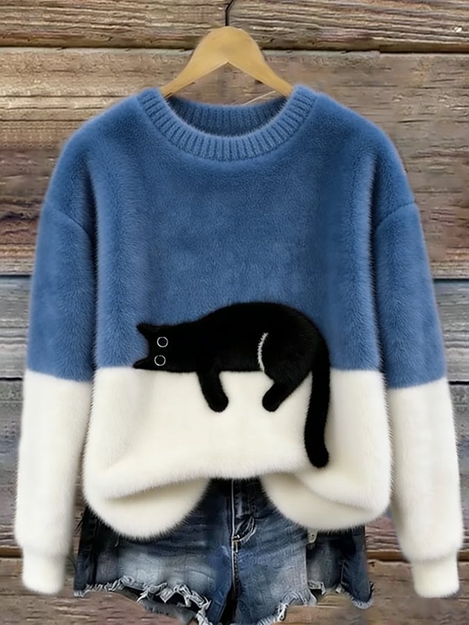 Cat Sweater for Women