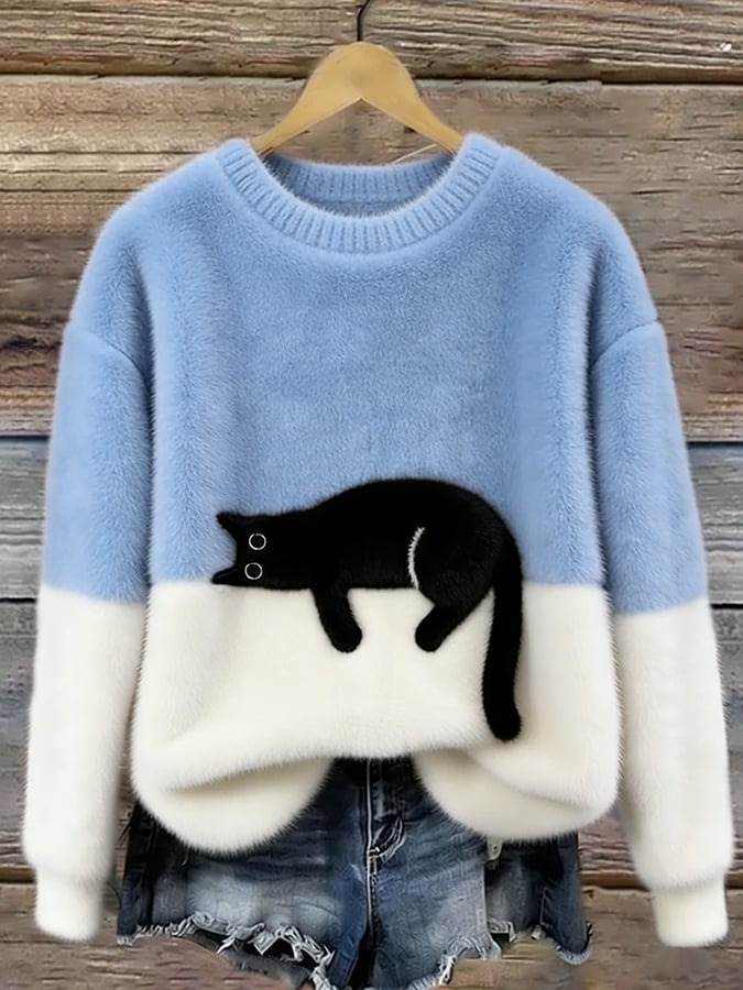 Cat Sweater for Women
