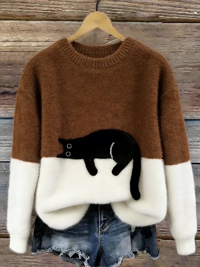 Cat Sweater for Women
